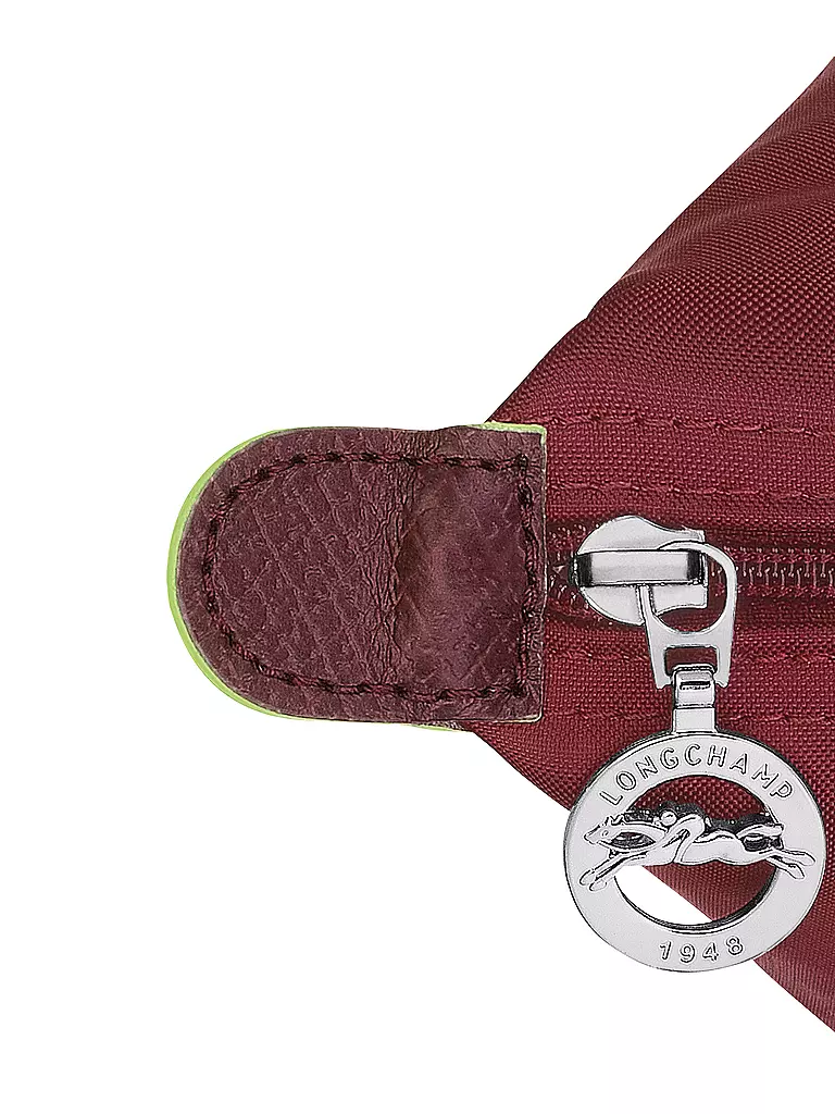LONGCHAMP | Le Pliage Green Handtasche Medium, Grenade | dunkelrot