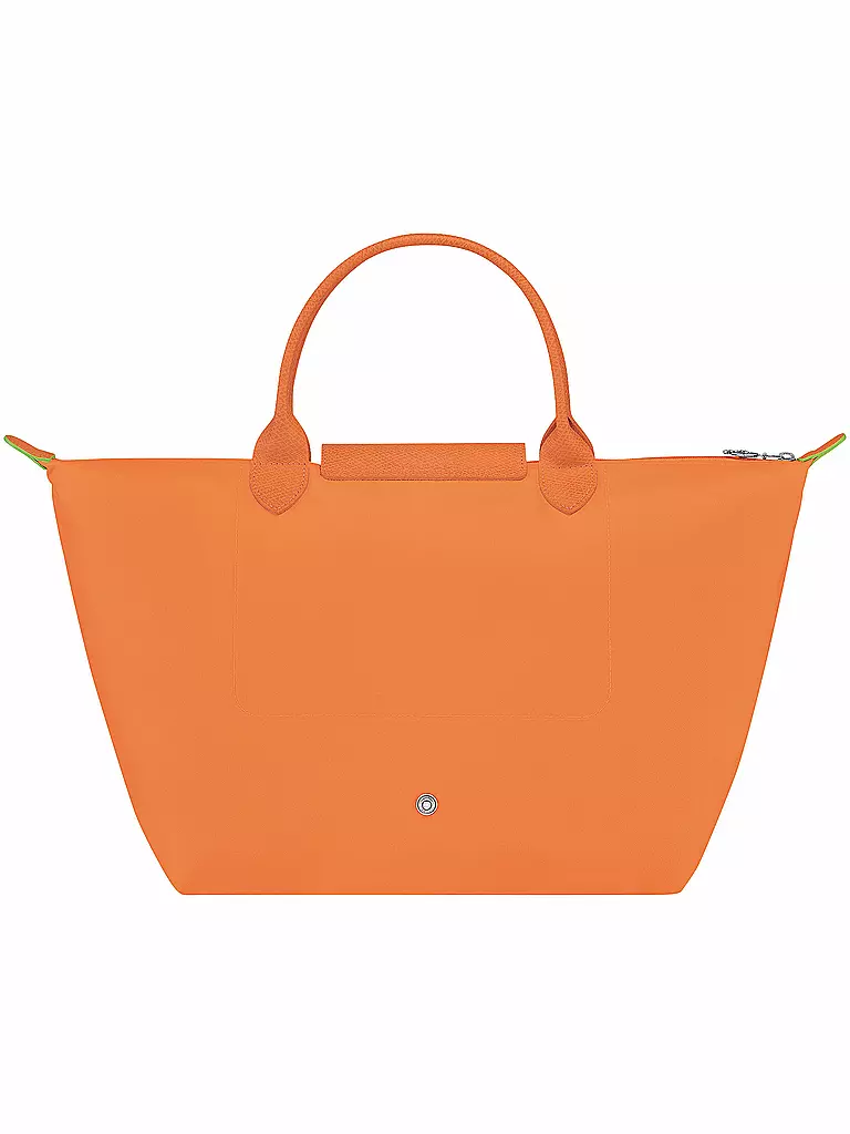 LONGCHAMP | Le Pliage Green Handtasche Medium, Orange | grün