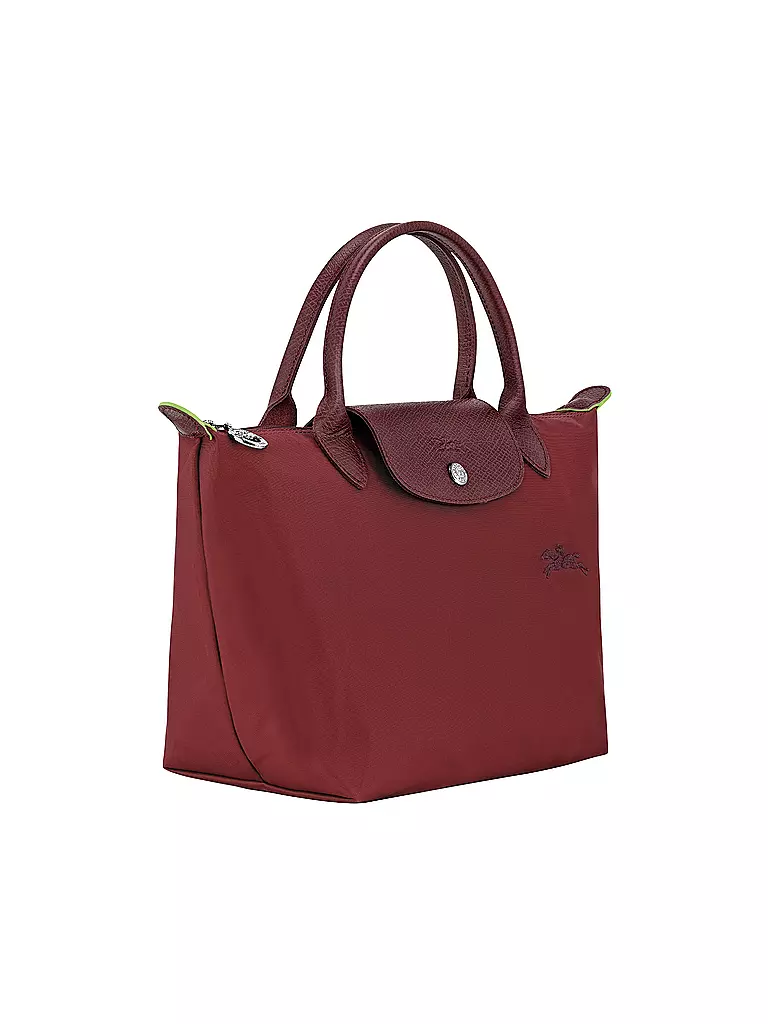 LONGCHAMP | Le Pliage Green Handtasche Small, Grenade | dunkelrot