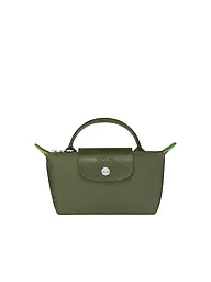LONGCHAMP | Le Pliage Green Pochette mit Henkel , Terre | olive