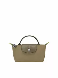 LONGCHAMP | Le Pliage Green Pochette mit Henkel , Terre | grün