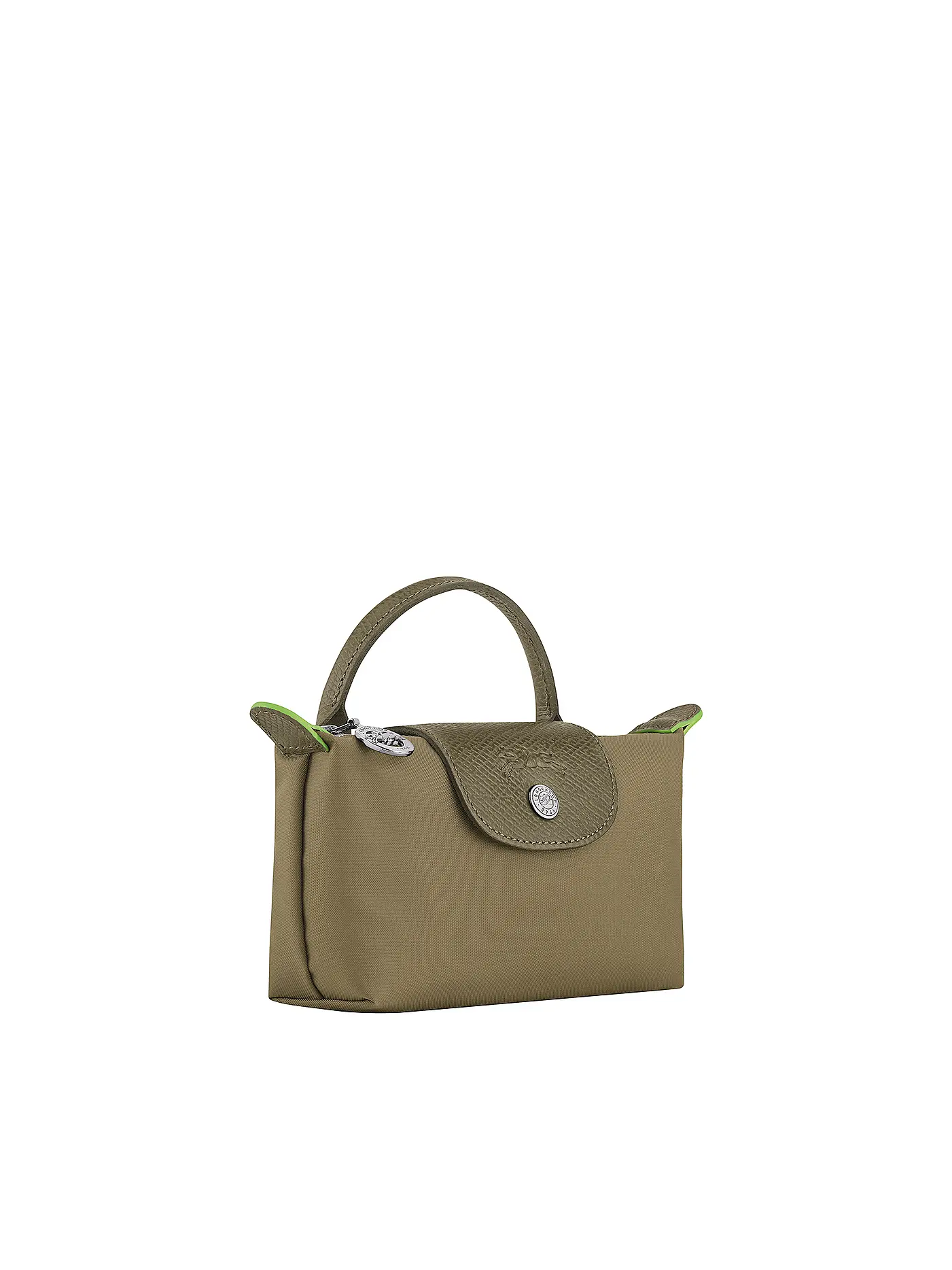 LONGCHAMP | Le Pliage Green Pochette mit Henkel, Artichaut | grün