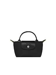 LONGCHAMP | Le Pliage Green Pochette mit Henkel , Terre | schwarz
