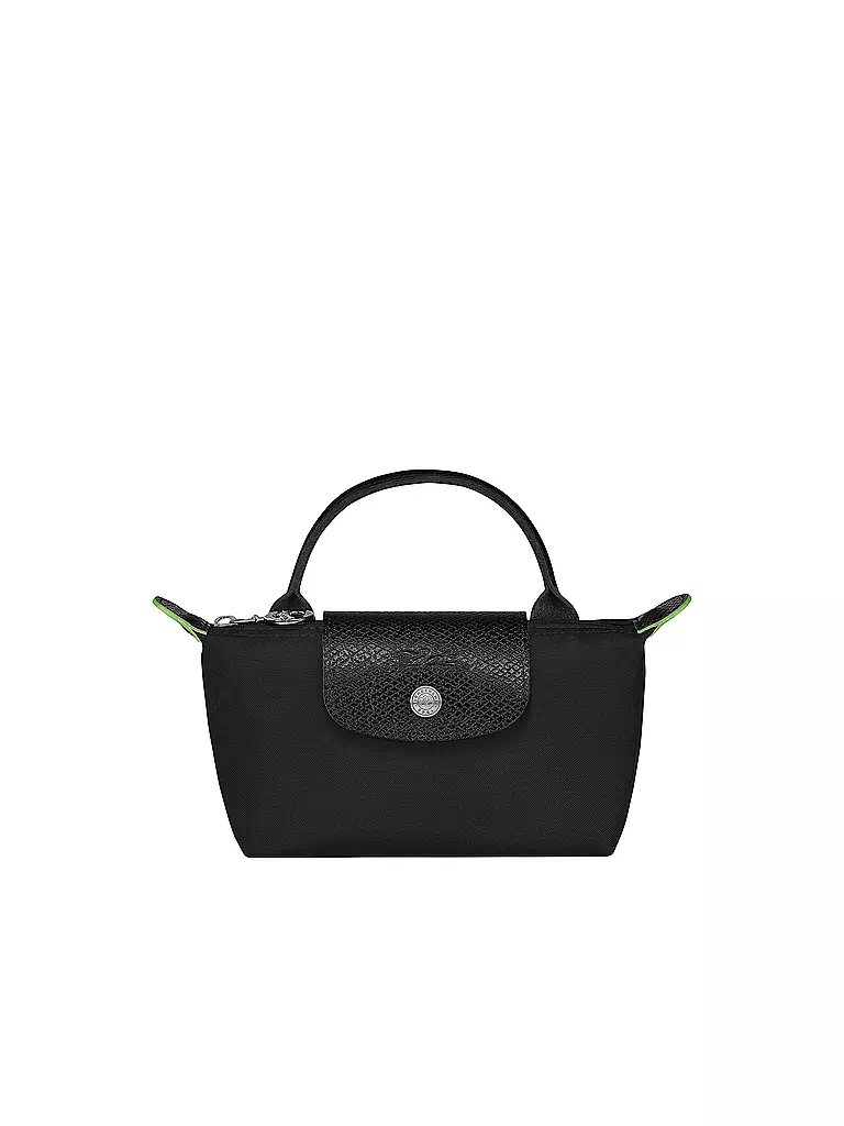 LONGCHAMP | Le Pliage Green Pochette mit Henkel, Black | schwarz