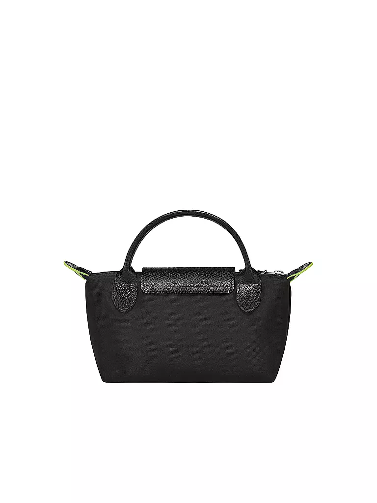 LONGCHAMP | Le Pliage Green Pochette mit Henkel, Black | lila