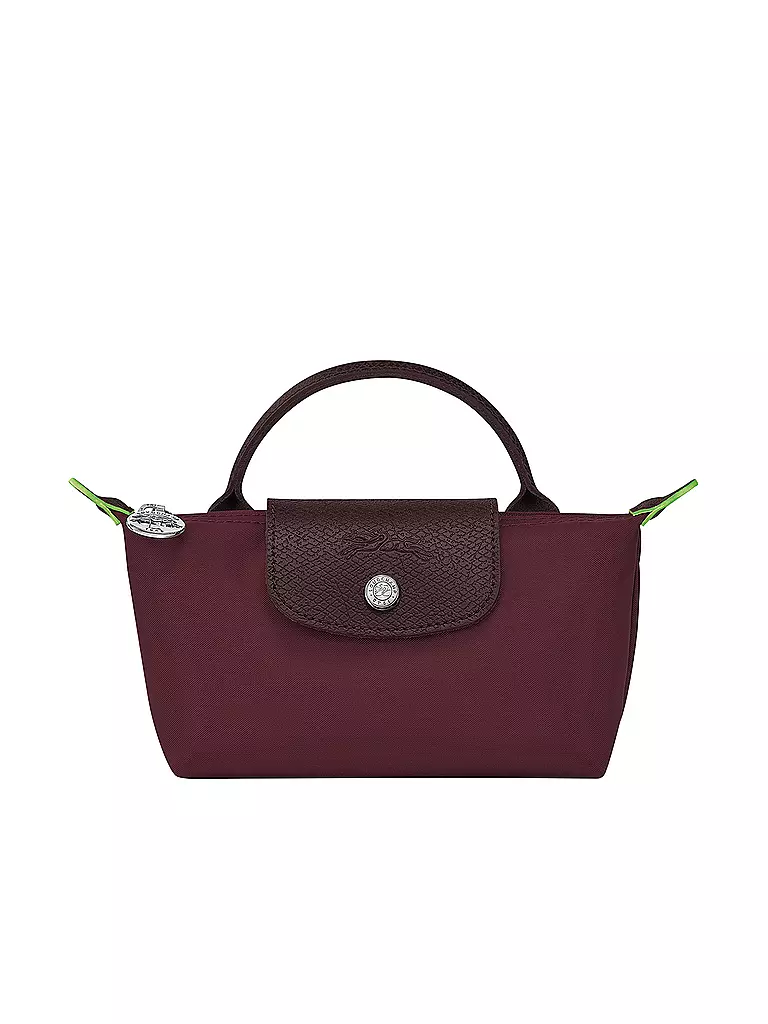 LONGCHAMP | Le Pliage Green Pochette mit Henkel, Bordeaux | dunkelrot