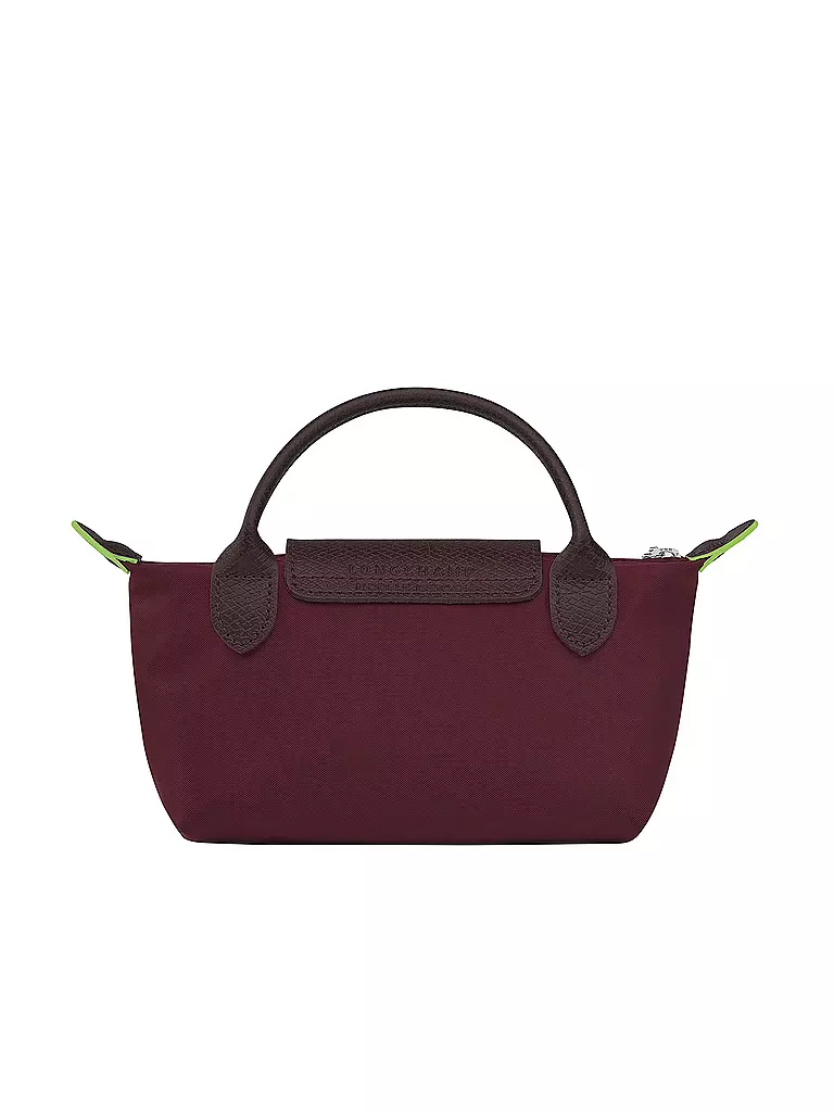 LONGCHAMP | Le Pliage Green Pochette mit Henkel, Bordeaux | dunkelrot