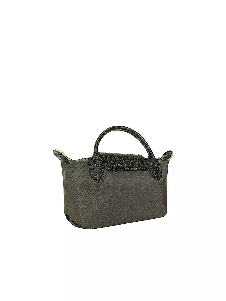 LONGCHAMP | Le Pliage Green Pochette mit Henkel, Fichte | olive