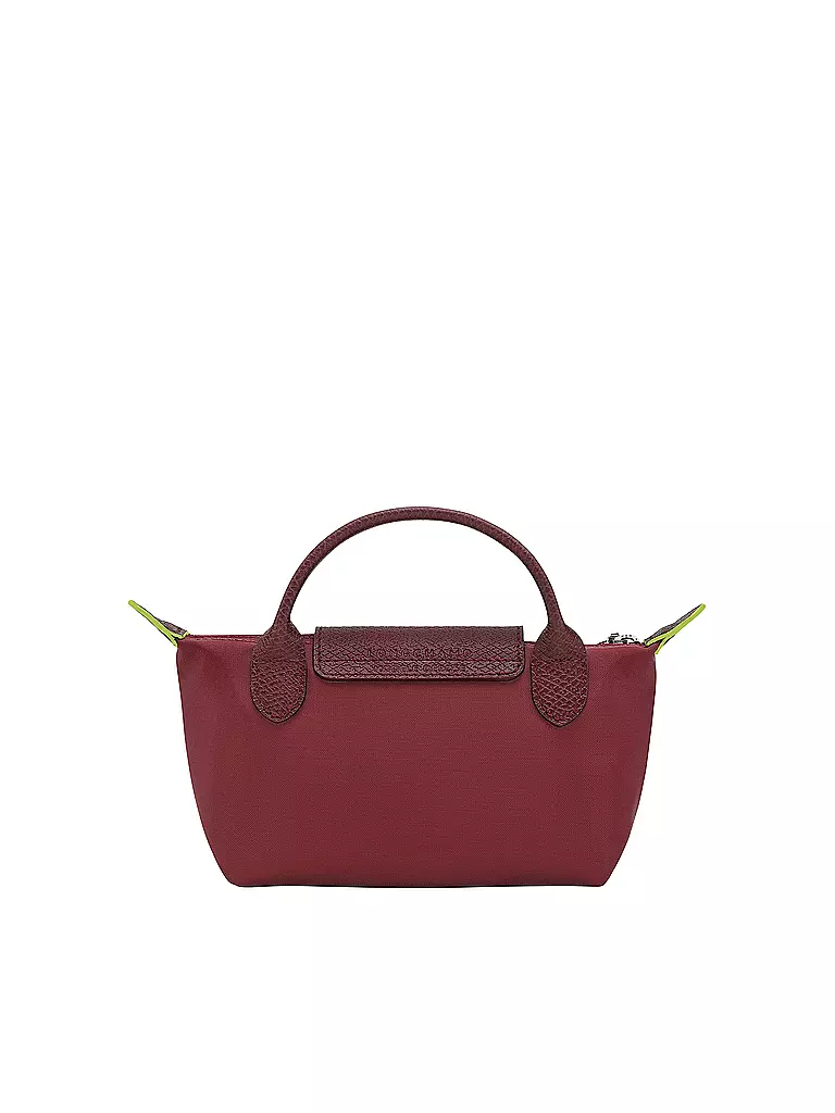 LONGCHAMP | Le Pliage Green Pochette mit Henkel, Grenade | dunkelrot