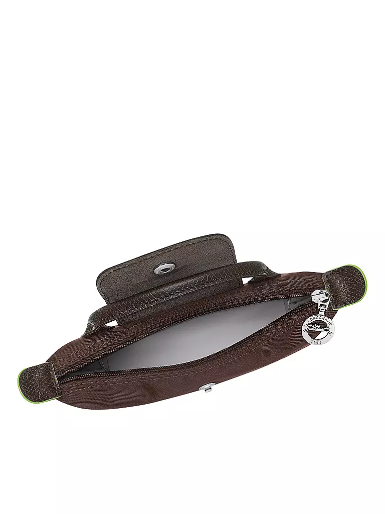 LONGCHAMP | Le Pliage Green Pochette mit Henkel, Moka | braun