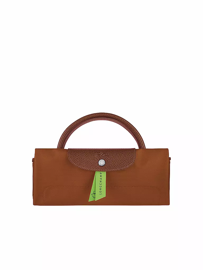 LONGCHAMP | Le Pliage Green Reisetasche Small, Cognac | braun