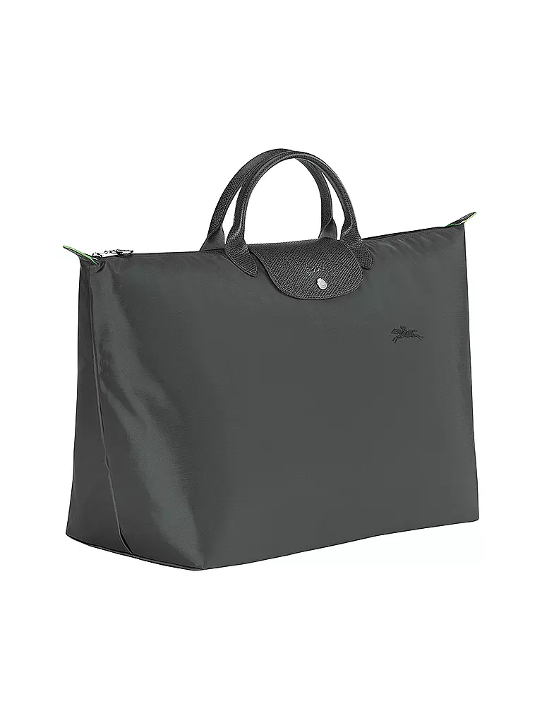 LONGCHAMP | Le Pliage Green Reisetasche Small, Graphite | grün
