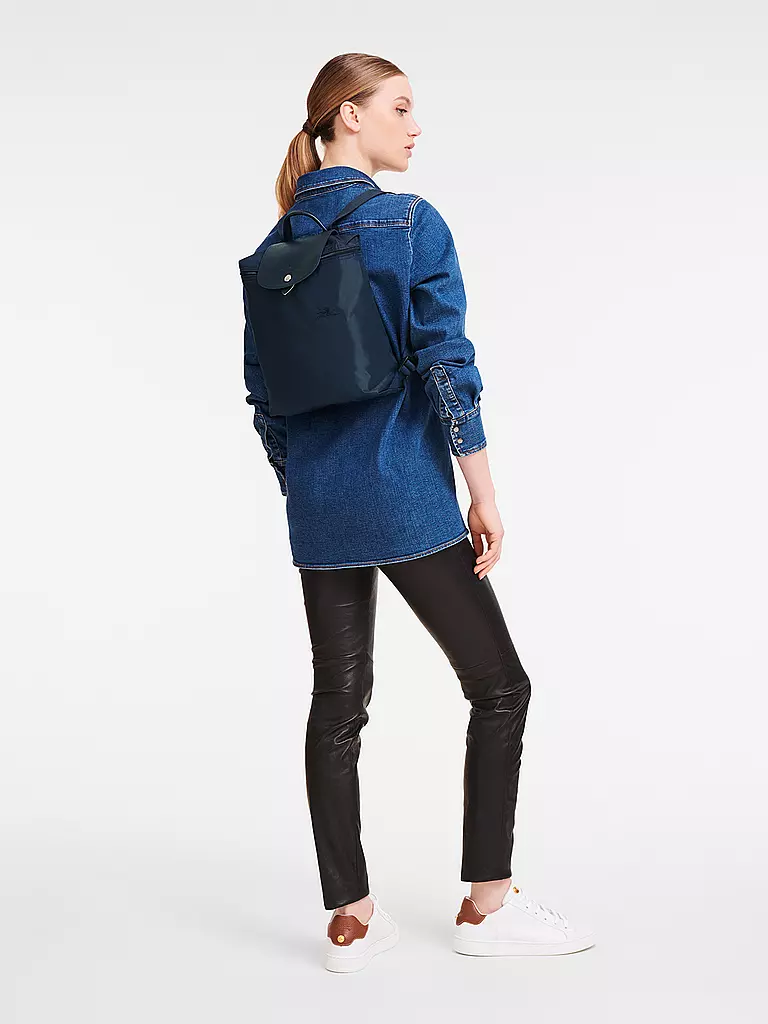 LONGCHAMP | Le Pliage Green Rucksack, Navy | grau