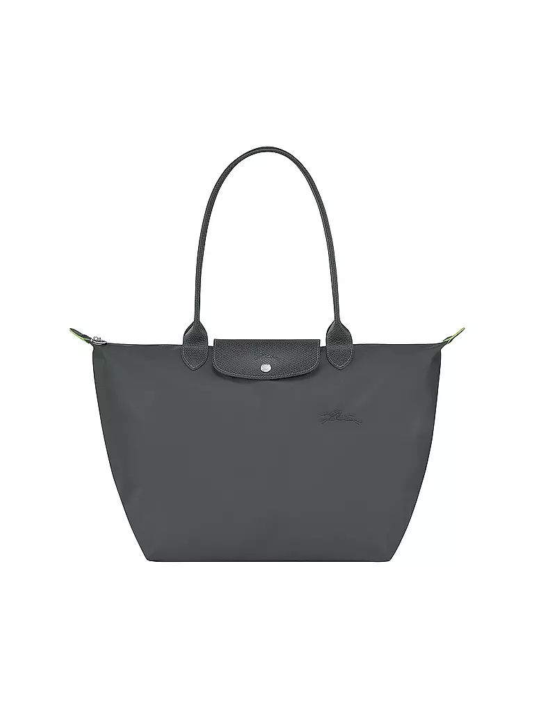 LONGCHAMP | Le Pliage Green Shopper Large, Graphite | grau