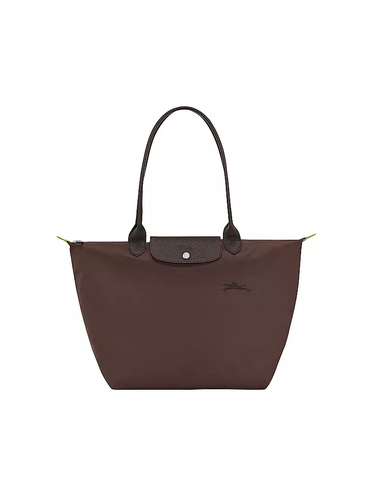 LONGCHAMP | Le Pliage Green Shopper Large, Moka | braun