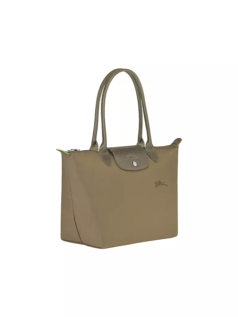 LONGCHAMP | Le Pliage Green Shopper Medium, Artichaut | grau
