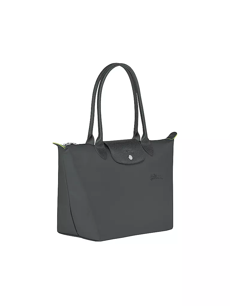 LONGCHAMP | Le Pliage Green Shopper Medium, Graphite | grau