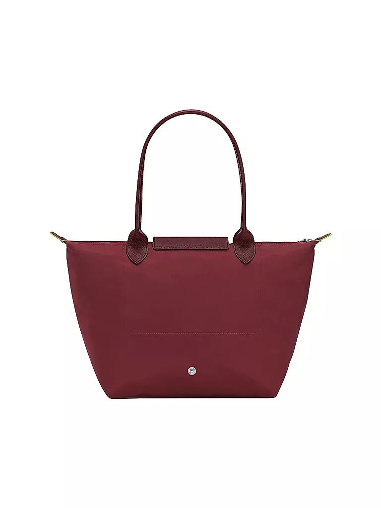 LONGCHAMP | Le Pliage Green Shopper Medium, Grenade | dunkelrot
