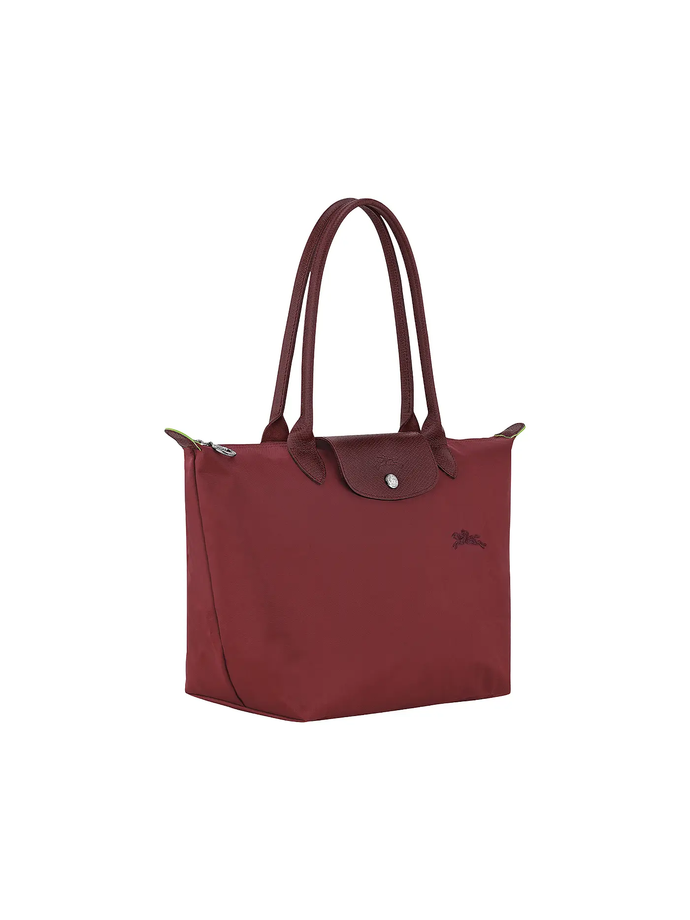 LONGCHAMP | Le Pliage Green Shopper Medium, Grenade | dunkelrot