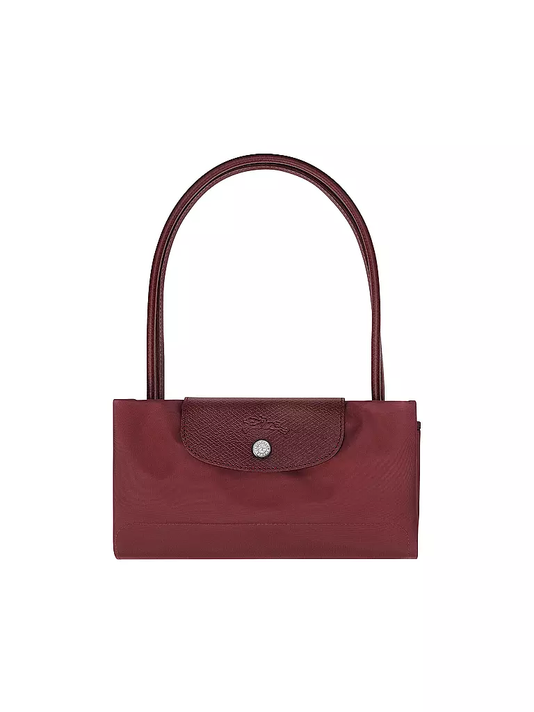 LONGCHAMP | Le Pliage Green Shopper Medium, Grenade | dunkelrot
