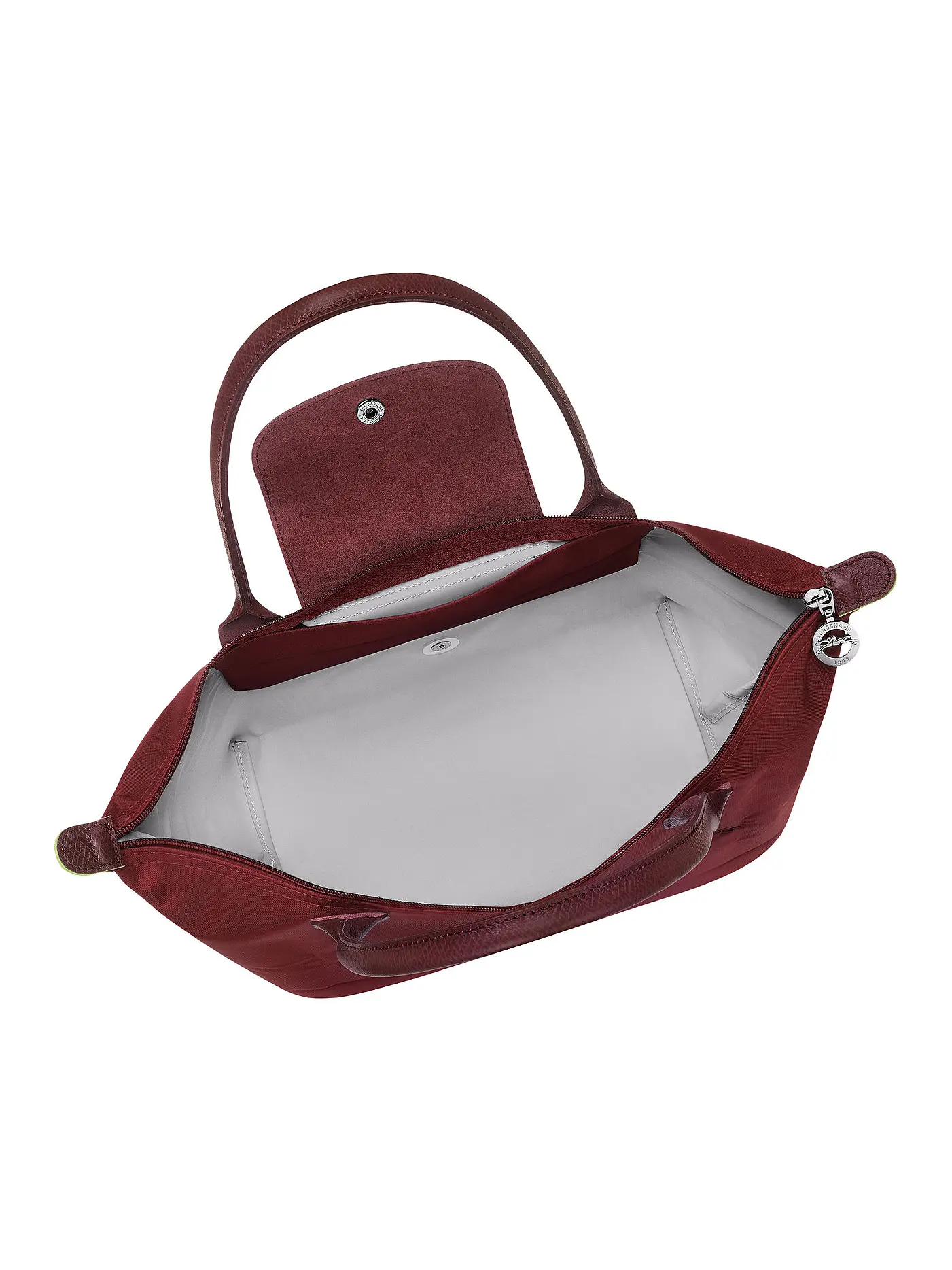 LONGCHAMP | Le Pliage Green Shopper Medium, Grenade | dunkelrot