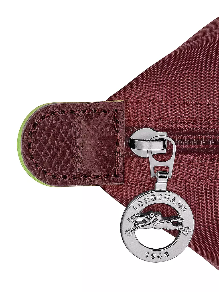 LONGCHAMP | Le Pliage Green Shopper Medium, Grenade | dunkelrot