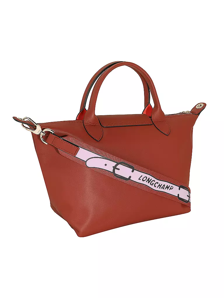 LONGCHAMP | Le Pliage Jockey Handtasche Small, Acajou | rot