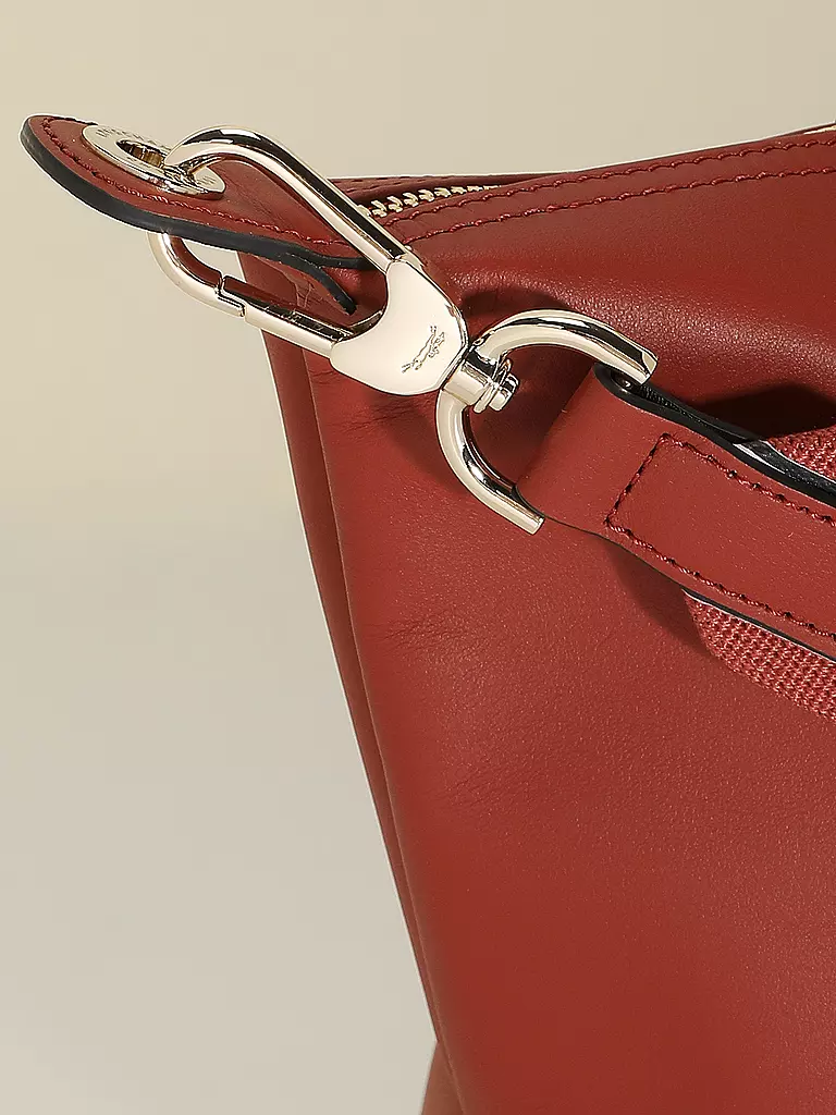 LONGCHAMP | Le Pliage Jockey Handtasche Small, Acajou | rot