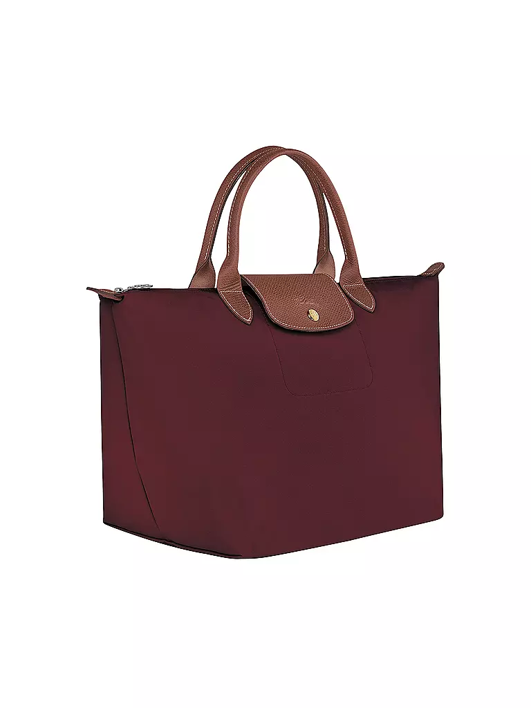 LONGCHAMP | Le Pliage Original Handtasche Medium, Bordeaux | dunkelrot