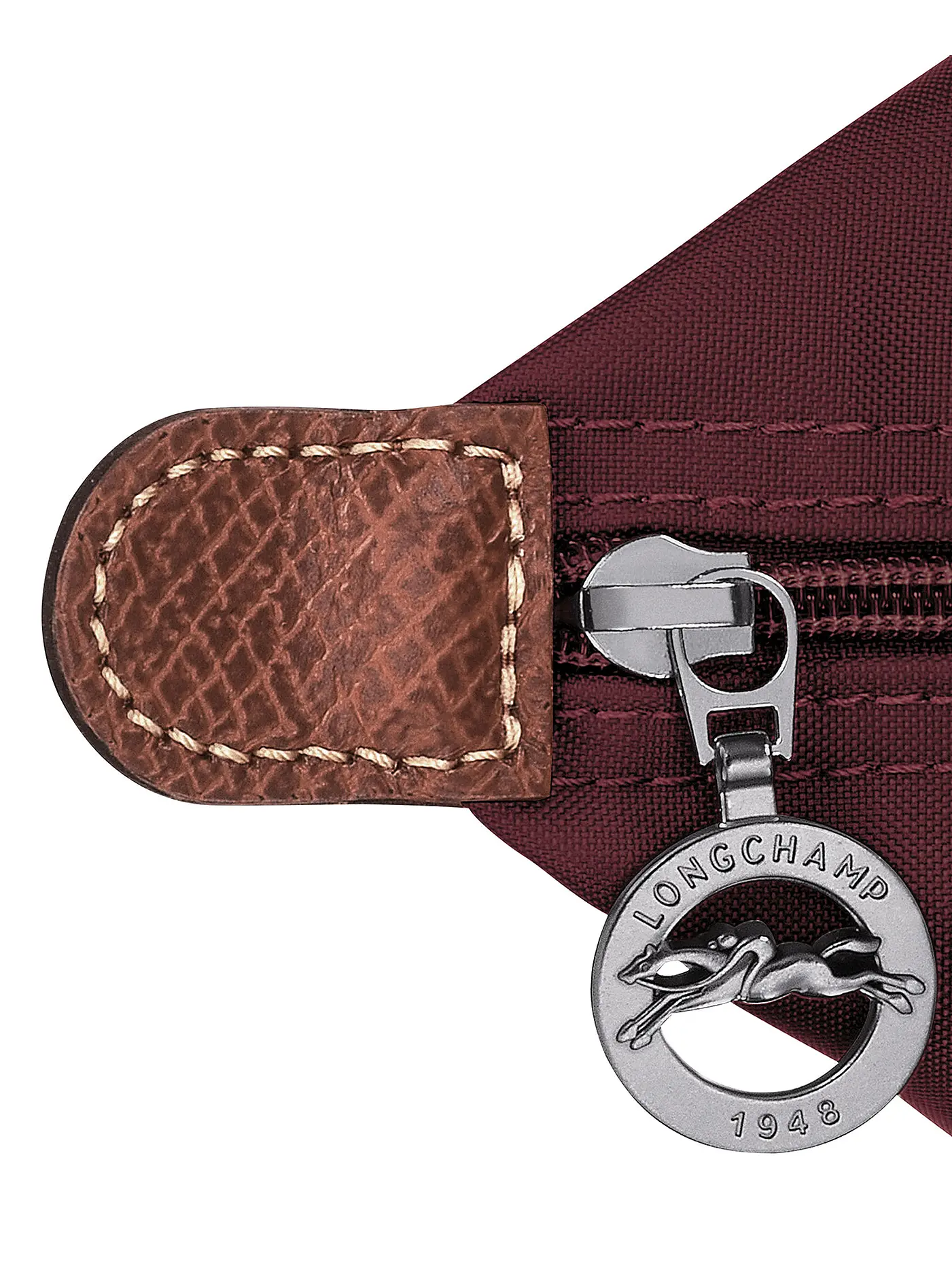 LONGCHAMP | Le Pliage Original Handtasche Medium, Bordeaux | dunkelrot