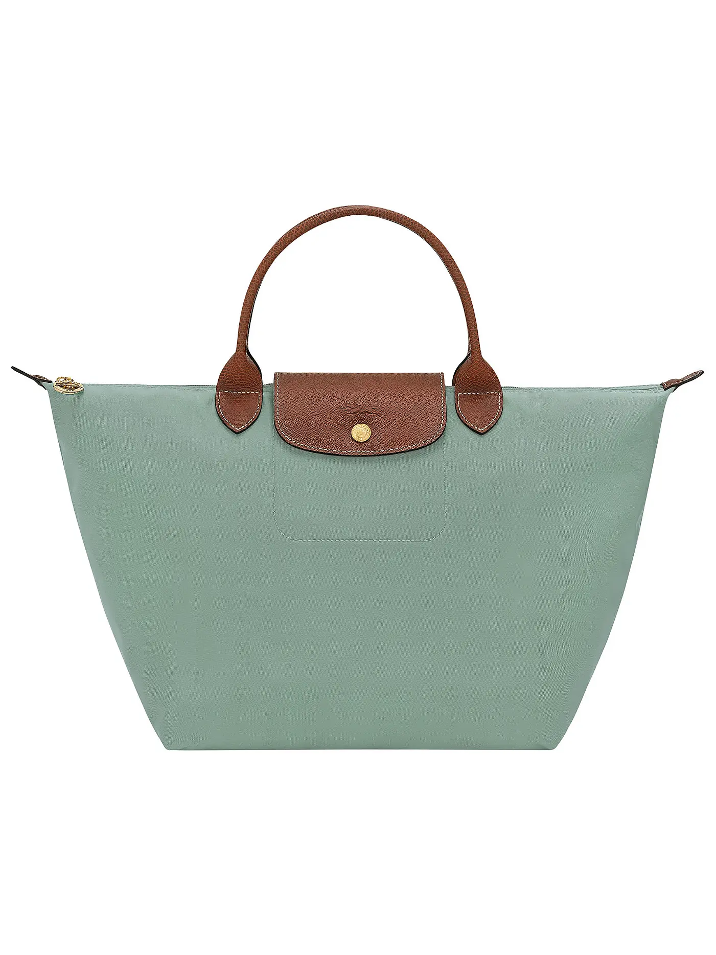 LONGCHAMP | Le Pliage Original Handtasche Medium, Rosethe | grün
