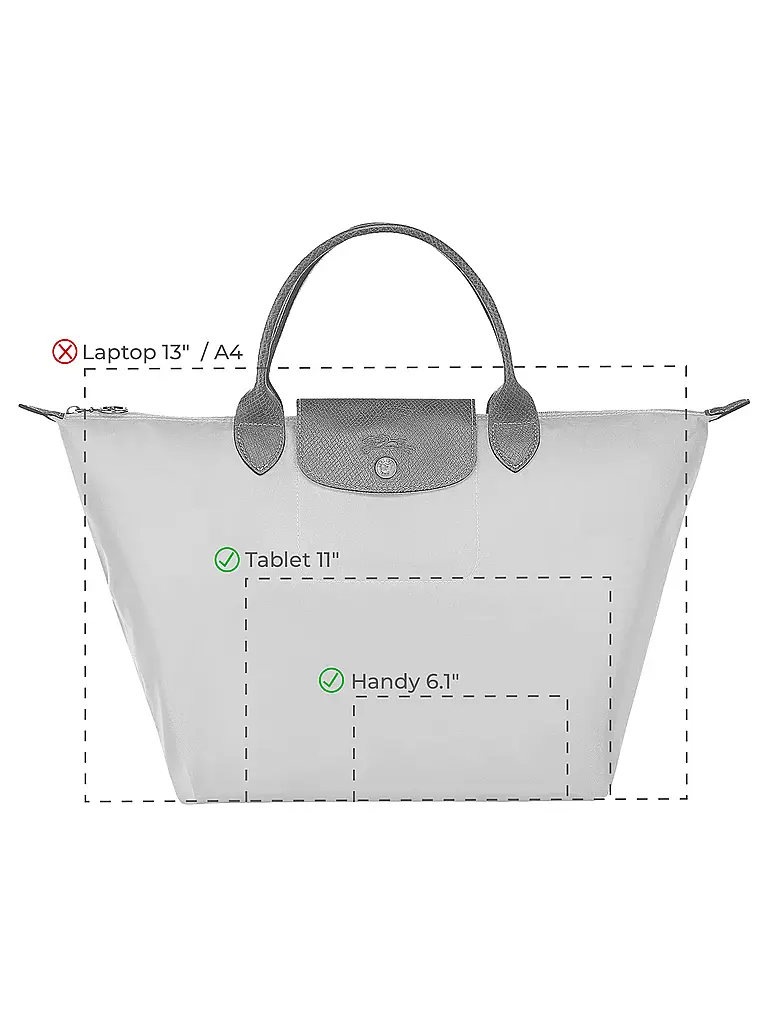 LONGCHAMP | Le Pliage Original Handtasche Medium, Chamois | 