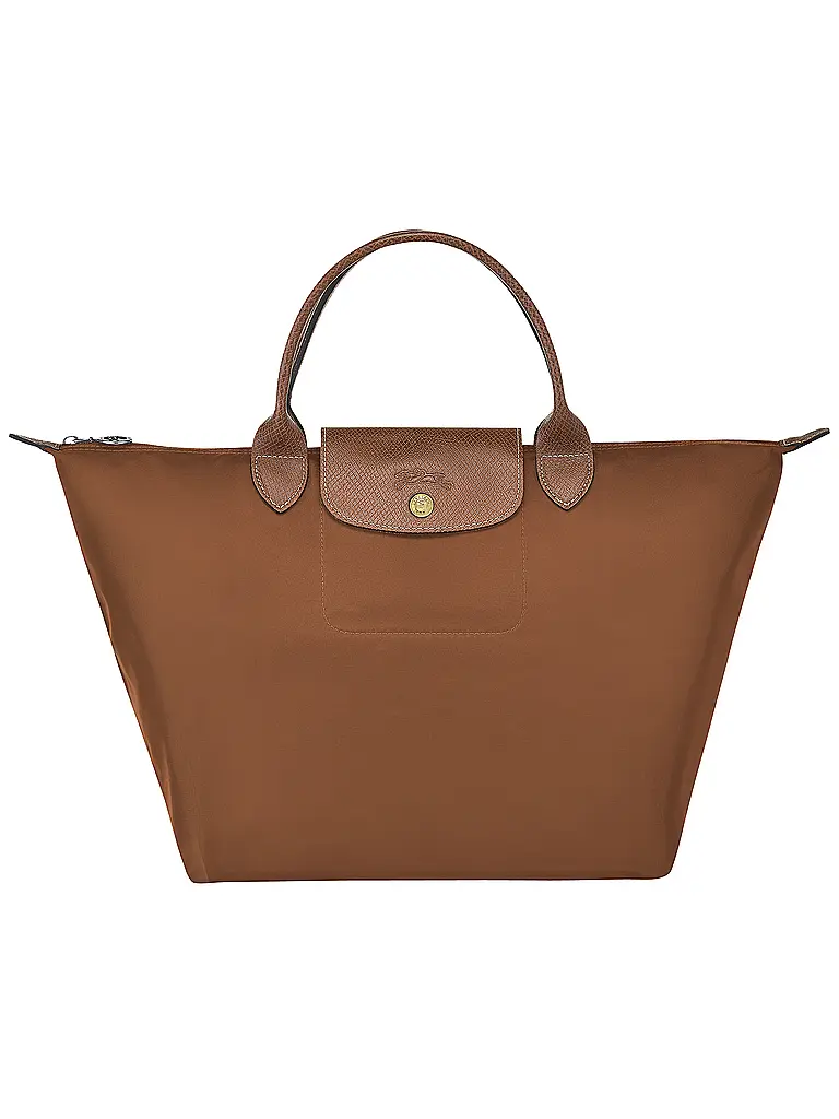 LONGCHAMP | Le Pliage Original Handtasche Medium, Cognac | Braun