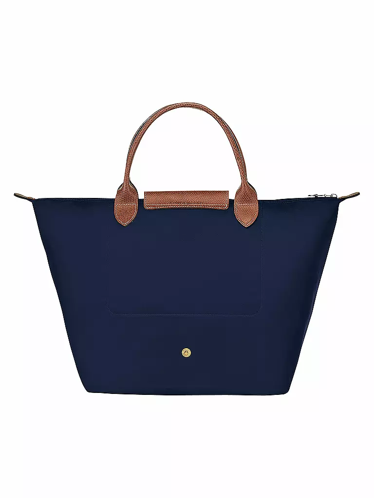 LONGCHAMP | Le Pliage Original Handtasche Medium, Navy | camel