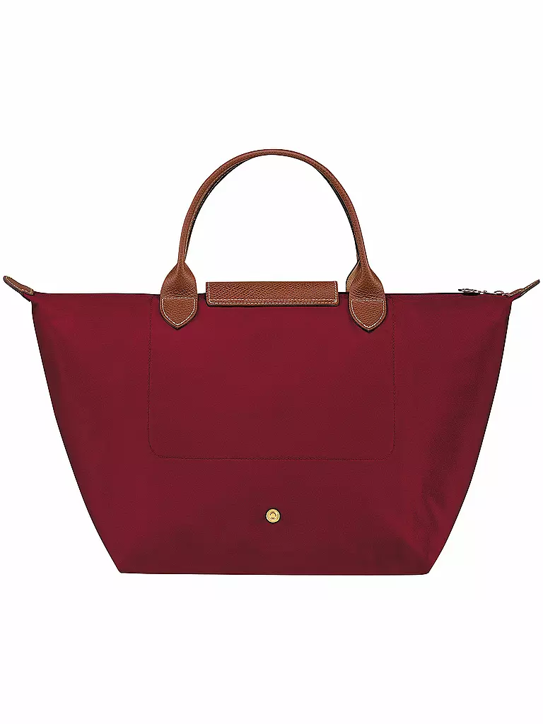 LONGCHAMP | Le Pliage Original Handtasche Medium, Red | dunkelblau