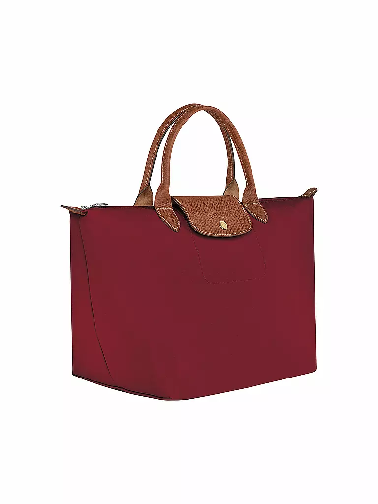 LONGCHAMP | Le Pliage Original Handtasche Medium, Red | dunkelblau