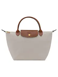 LONGCHAMP | Le Pliage Original Handtasche Small, Cognac | Hellgrau