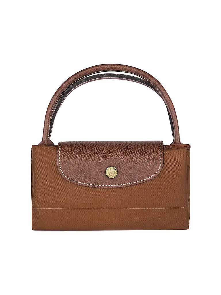 LONGCHAMP | Le Pliage Original Handtasche Small, Cognac | Braun