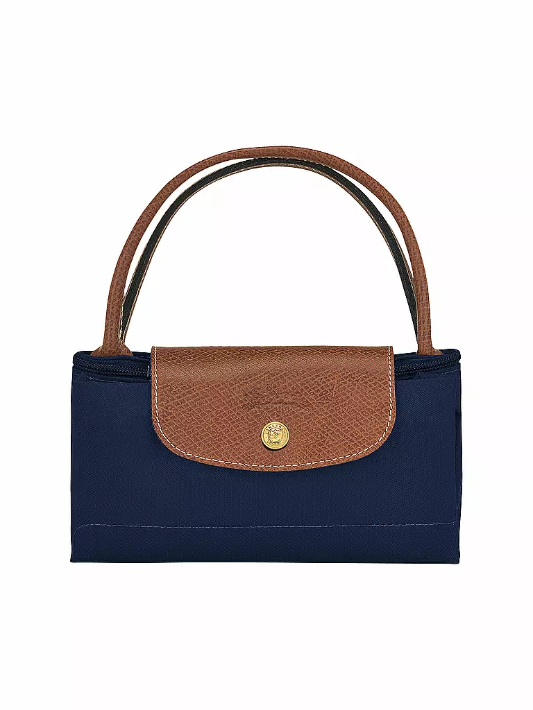 LONGCHAMP | Le Pliage Original Handtasche Small, Navy | camel