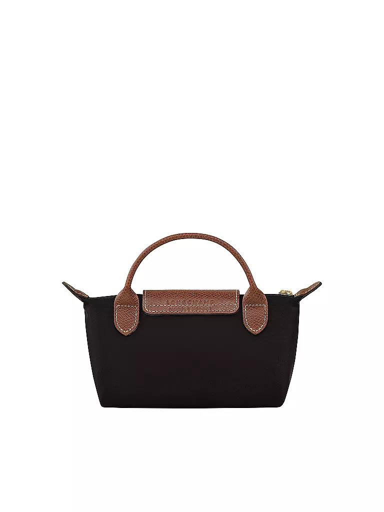 LONGCHAMP | Le Pliage Original Pochette mit Henkel, Black | schwarz