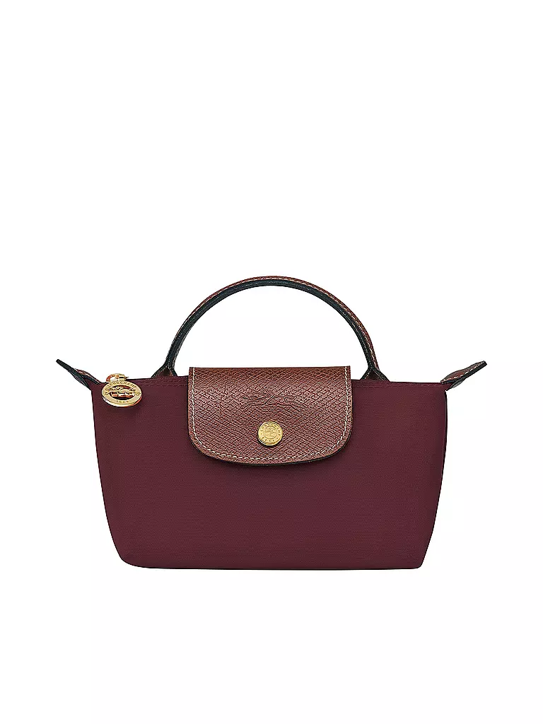 LONGCHAMP | Le Pliage Original Pochette mit Henkel, Bordeaux | dunkelrot