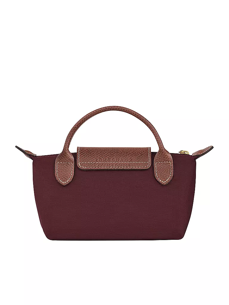 LONGCHAMP | Le Pliage Original Pochette mit Henkel, Bordeaux | dunkelrot