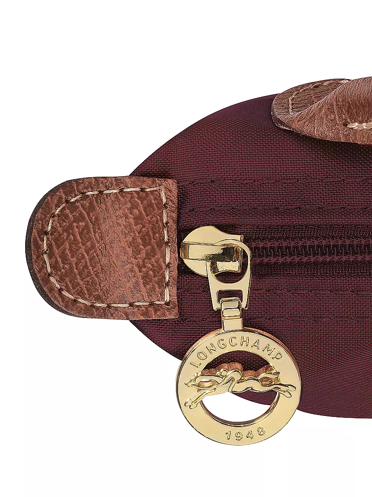 LONGCHAMP | Le Pliage Original Pochette mit Henkel, Bordeaux | dunkelrot