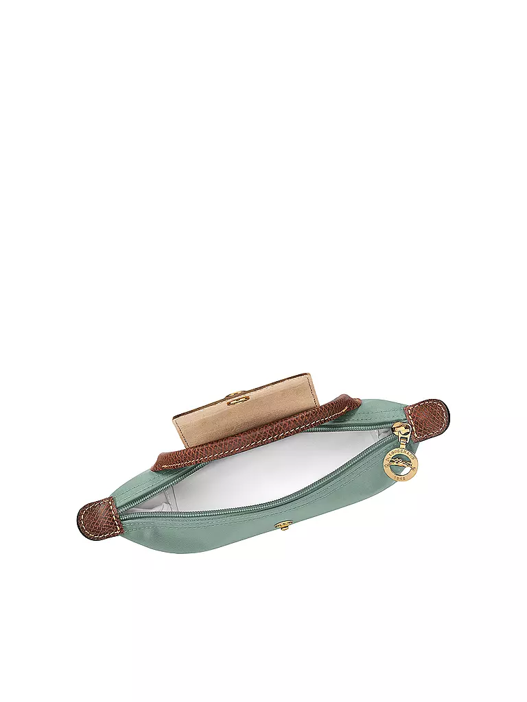 LONGCHAMP | Le Pliage Original Pochette mit Henkel, Celadon | grün