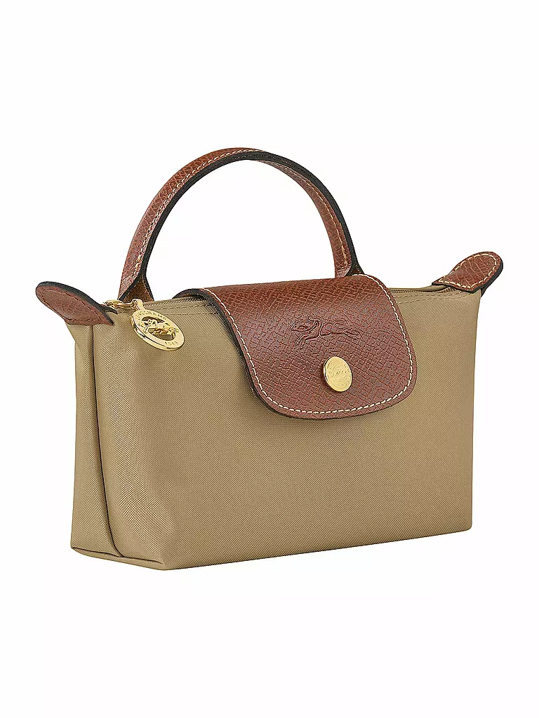 LONGCHAMP | Le Pliage Original Pochette mit Henkel, Desert | beige