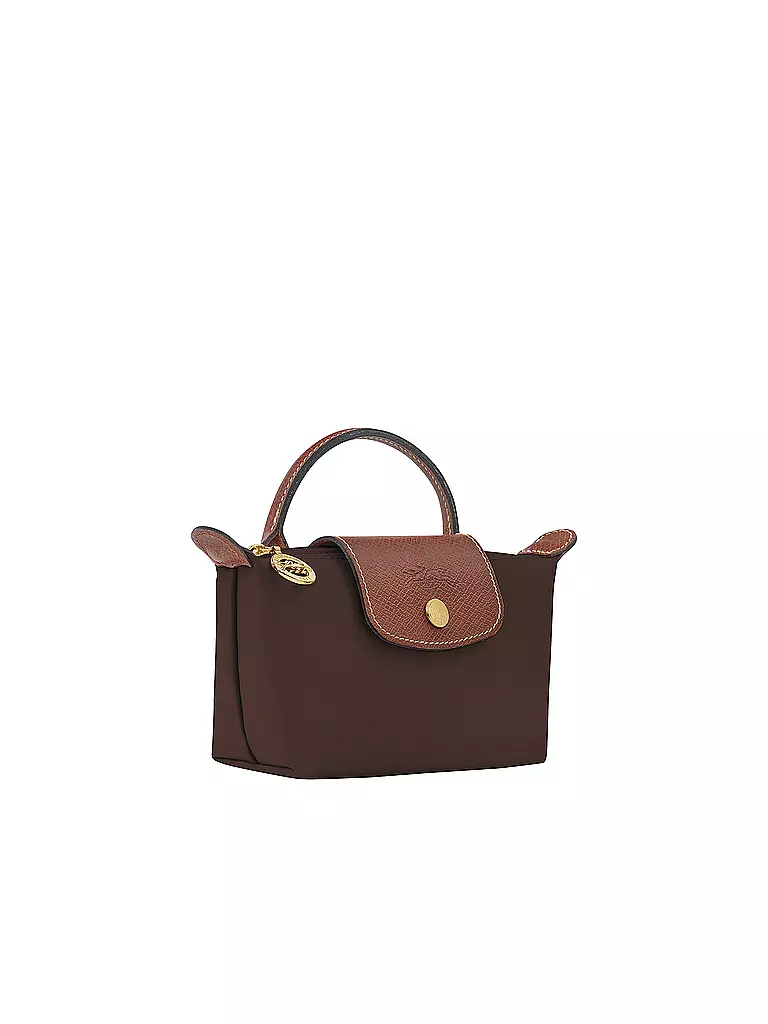 LONGCHAMP | Le Pliage Original Pochette mit Henkel, Ebene | dunkelrot