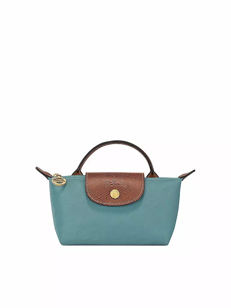 LONGCHAMP | Le Pliage Original Pochette mit Henkel, Eucalyptus | petrol
