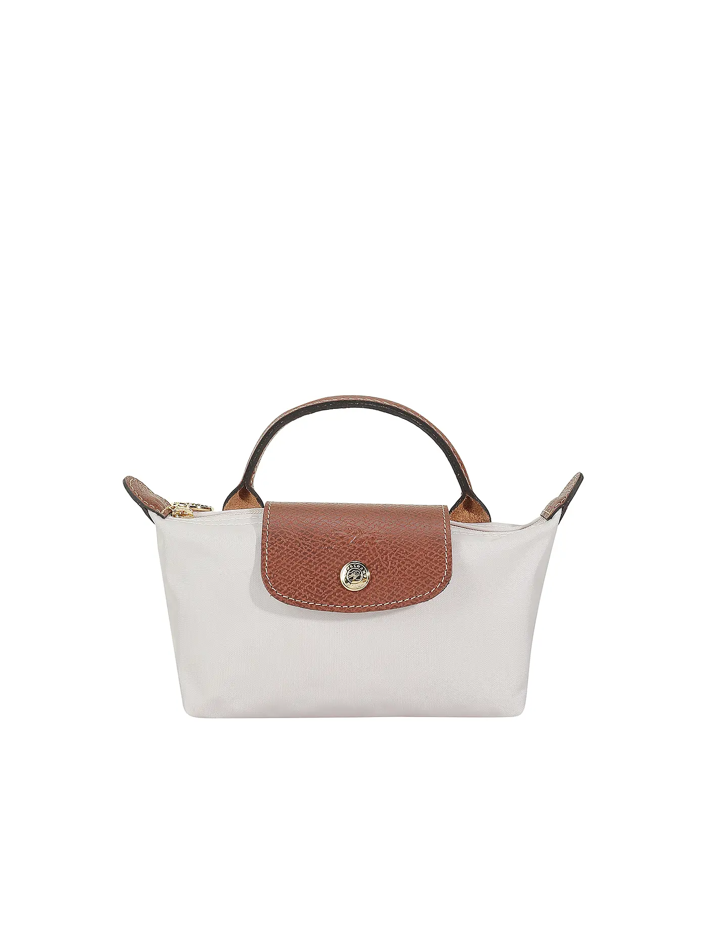 LONGCHAMP | Le Pliage Original Pochette mit Henkel, Black | beige