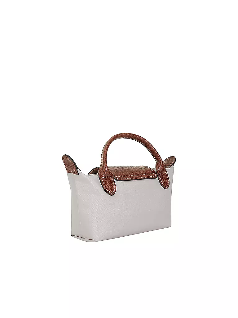 LONGCHAMP | Le Pliage Original Pochette mit Henkel, Papier | beige