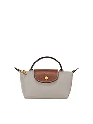 LONGCHAMP | Le Pliage Original Pochette mit Henkel, Pistachio | Hellgrau